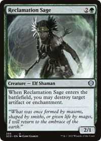Reclamation Sage - Starter Commander Decks - Magic: The Gathering card