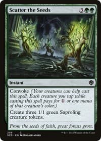 Scatter the Seeds - Starter Commander Decks - Magic: The Gathering card