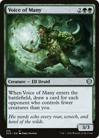 Voice of Many - Starter Commander Decks - Magic: The Gathering card