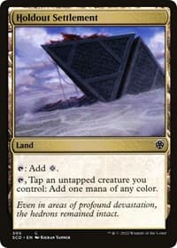 Holdout Settlement - Starter Commander Decks - Magic: The Gathering card