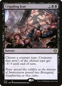 Crippling Fear - Starter Commander Decks - Magic: The Gathering card