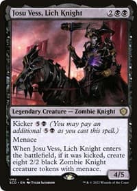 Josu Vess, Lich Knight - Starter Commander Decks - Magic: The Gathering card