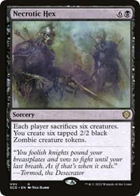 Necrotic Hex - Starter Commander Decks - Magic: The Gathering card