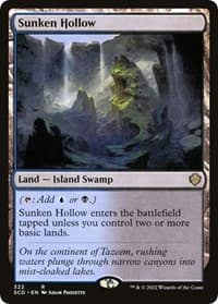 Sunken Hollow - Starter Commander Decks - Magic: The Gathering card