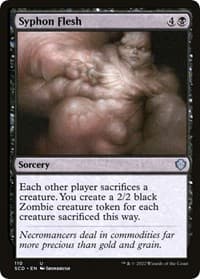 Syphon Flesh - Starter Commander Decks - Magic: The Gathering card