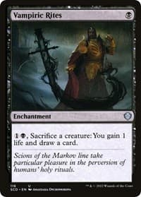 Vampiric Rites - Starter Commander Decks - Magic: The Gathering card