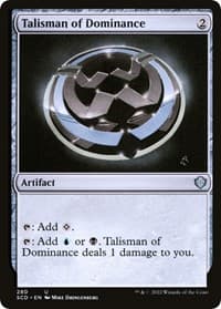 Talisman of Dominance - Starter Commander Decks - Magic: The Gathering card