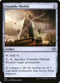 Unstable Obelisk - Starter Commander Decks - Magic: The Gathering card