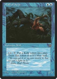 Wall of Kelp - Homelands - Magic: The Gathering card