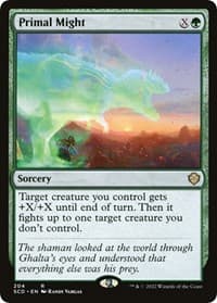 Primal Might - Starter Commander Decks - Magic: The Gathering card