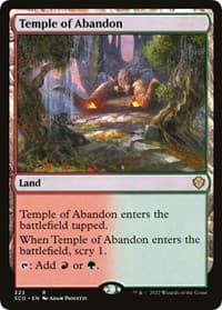 Temple of Abandon - Starter Commander Decks - Magic: The Gathering card
