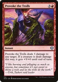 Provoke the Trolls - Starter Commander Decks - Magic: The Gathering card