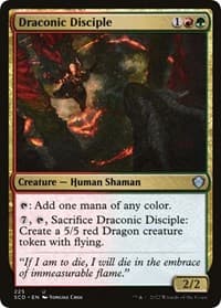 Draconic Disciple - Starter Commander Decks - Magic: The Gathering card
