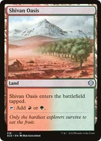 Shivan Oasis - Starter Commander Decks - Magic: The Gathering card