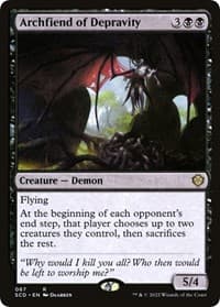 Archfiend of Depravity - Starter Commander Decks - Magic: The Gathering card