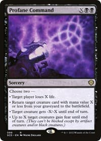 Profane Command - Starter Commander Decks - Magic: The Gathering card