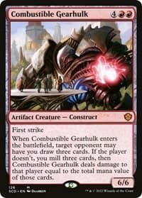 Combustible Gearhulk - Starter Commander Decks - Magic: The Gathering card