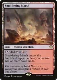 Smoldering Marsh - Starter Commander Decks - Magic: The Gathering card