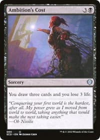 Ambition's Cost - Starter Commander Decks - Magic: The Gathering card
