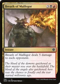 Breath of Malfegor - Starter Commander Decks - Magic: The Gathering card