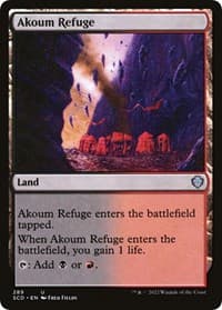 Akoum Refuge - Starter Commander Decks - Magic: The Gathering card