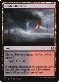Cinder Barrens - Starter Commander Decks - Magic: The Gathering card
