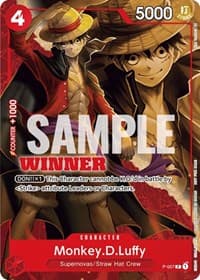 Monkey.D.Luffy - P-007 (Winner Pack Vol. 1) - One Piece Promotion Cards - One Piece Card Game card