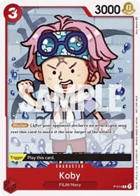 Koby (One Piece Film Red) - One Piece Promotion Cards - One Piece Card Game card