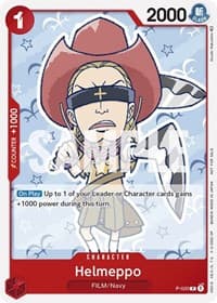 Helmeppo (One Piece Film Red) - One Piece Promotion Cards - One Piece Card Game card