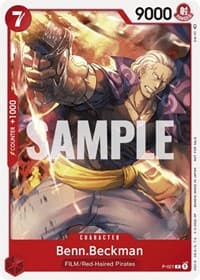 Benn.Beckman (One Piece Film Red) - One Piece Promotion Cards - One Piece Card Game card