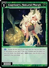 Capricorn, Natural Planet - Welcome Back Diva -selector- - WIXOSS card