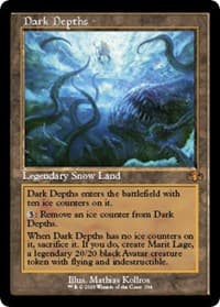 Dark Depths (Retro Frame) - Dominaria Remastered - Magic: The Gathering card
