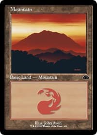 Mountain (409) (Retro Frame) - Dominaria Remastered - Magic: The Gathering card