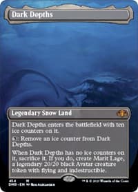 Dark Depths (Borderless) - Dominaria Remastered - Magic: The Gathering card