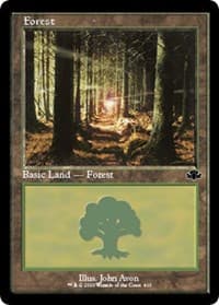 Forest (410) (Retro Frame) - Dominaria Remastered - Magic: The Gathering card
