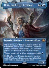 Urza, Lord High Artificer (Borderless) - Dominaria Remastered - Magic: The Gathering card