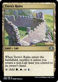 Treva's Ruins - Dominaria Remastered - Magic: The Gathering card
