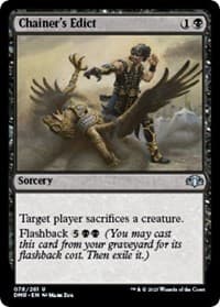 Chainer's Edict - Dominaria Remastered - Magic: The Gathering card