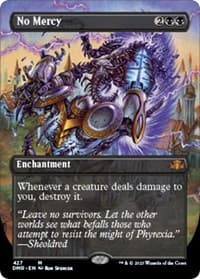 No Mercy (Borderless) - Dominaria Remastered - Magic: The Gathering card