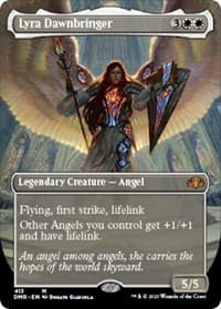 Lyra Dawnbringer (Borderless) - Dominaria Remastered - Magic: The Gathering card