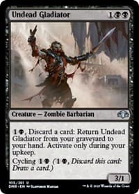 Undead Gladiator - Dominaria Remastered - Magic: The Gathering card
