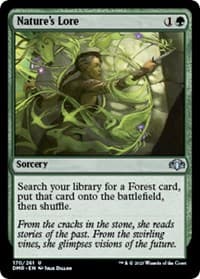 Nature's Lore - Dominaria Remastered - Magic: The Gathering card