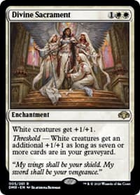 Divine Sacrament - Dominaria Remastered - Magic: The Gathering card