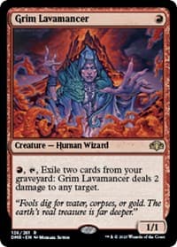 Grim Lavamancer - Dominaria Remastered - Magic: The Gathering card