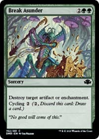 Break Asunder - Dominaria Remastered - Magic: The Gathering card