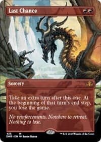 Last Chance (Borderless) - Dominaria Remastered - Magic: The Gathering card