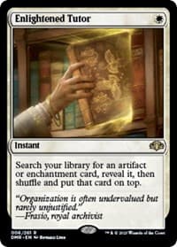 Enlightened Tutor - Dominaria Remastered - Magic: The Gathering card
