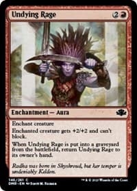 Undying Rage - Dominaria Remastered - Magic: The Gathering card