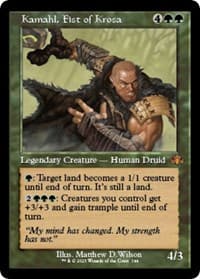 Kamahl, Fist of Krosa (Retro Frame) - Dominaria Remastered - Magic: The Gathering card