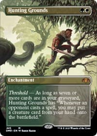 Hunting Grounds (Borderless) - Dominaria Remastered - Magic: The Gathering card